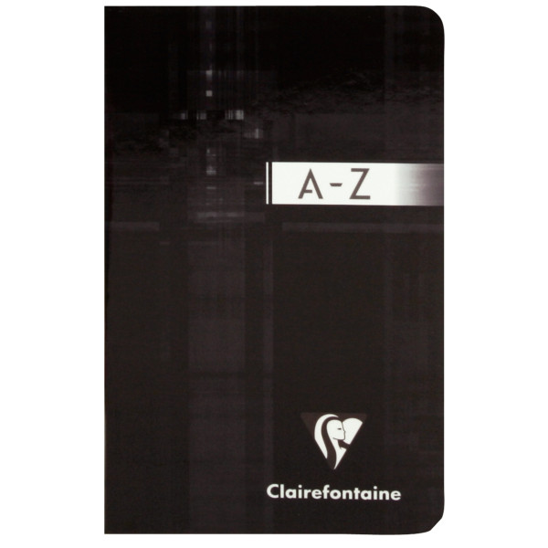 📒 Répertoire Piqué – 9 × 14 cm – 96 pages – Quadrillé 5 × 5 Noir