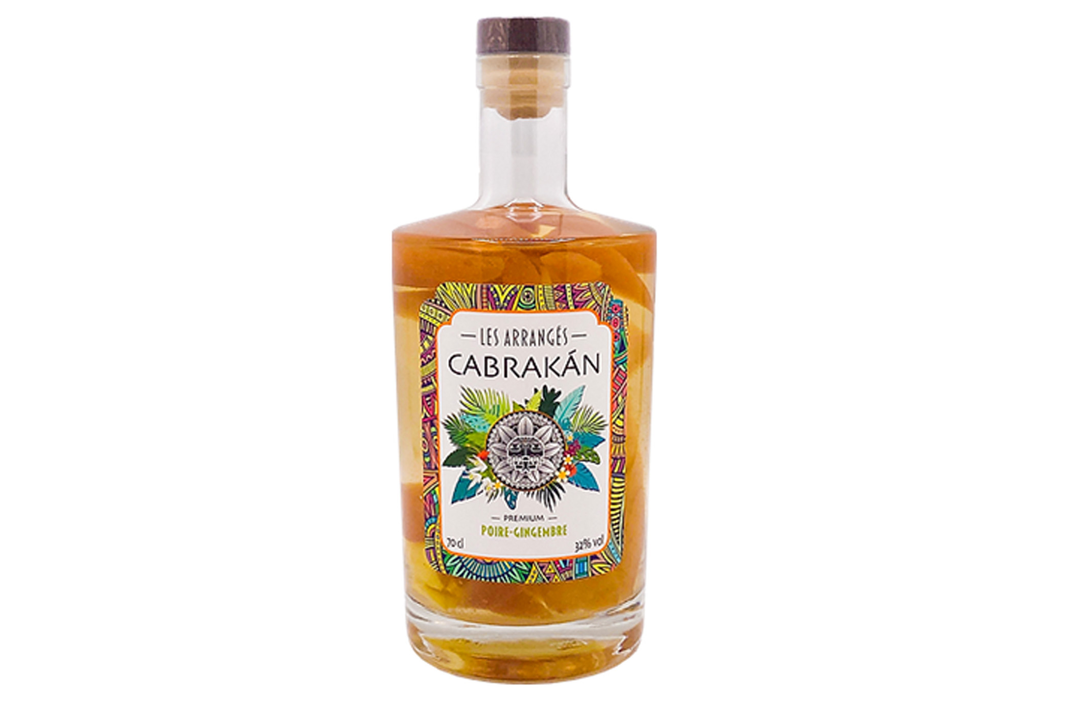Rhum Arrangé CABRAKAN - Poire – Gingembre 70CL