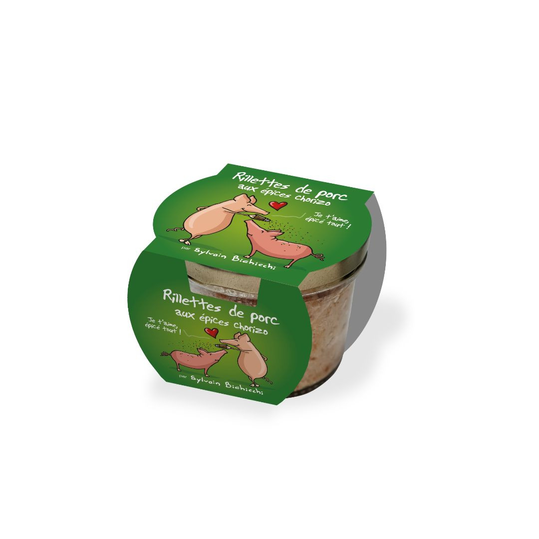 🌶️ Rillettes de porc aux épices Chorizo – Maison D.V.