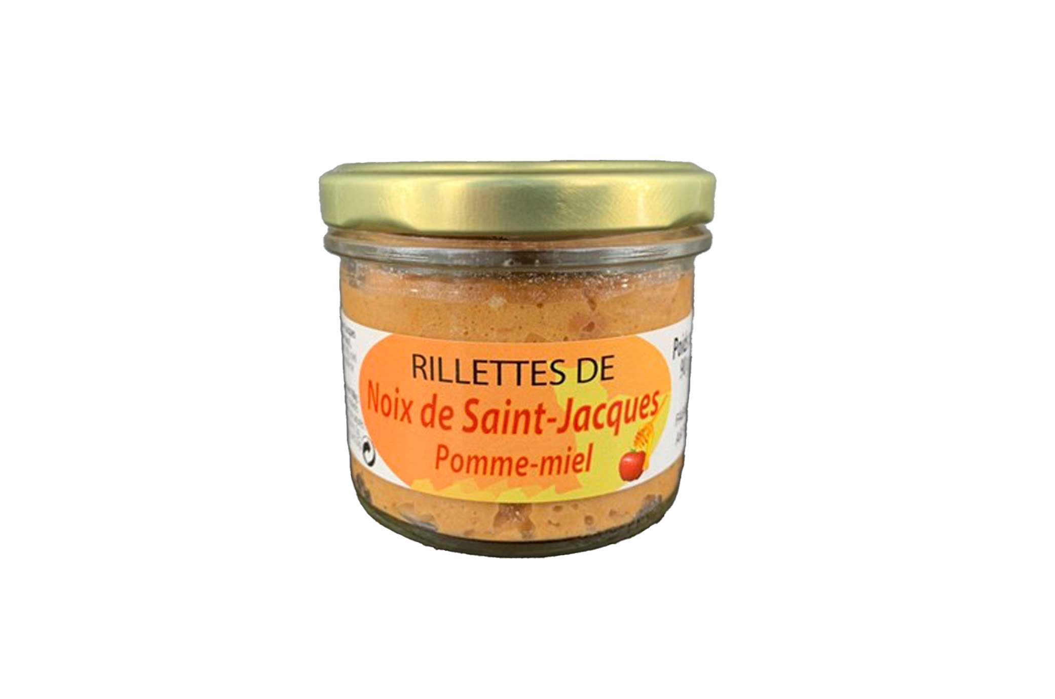 Rillettes Noix Saint-Jacques pomme-miel 90G