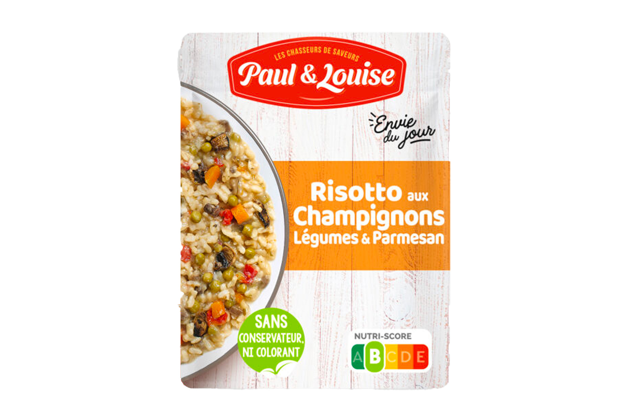 Risotto aux champignons, légumes et parmesan (180g)
