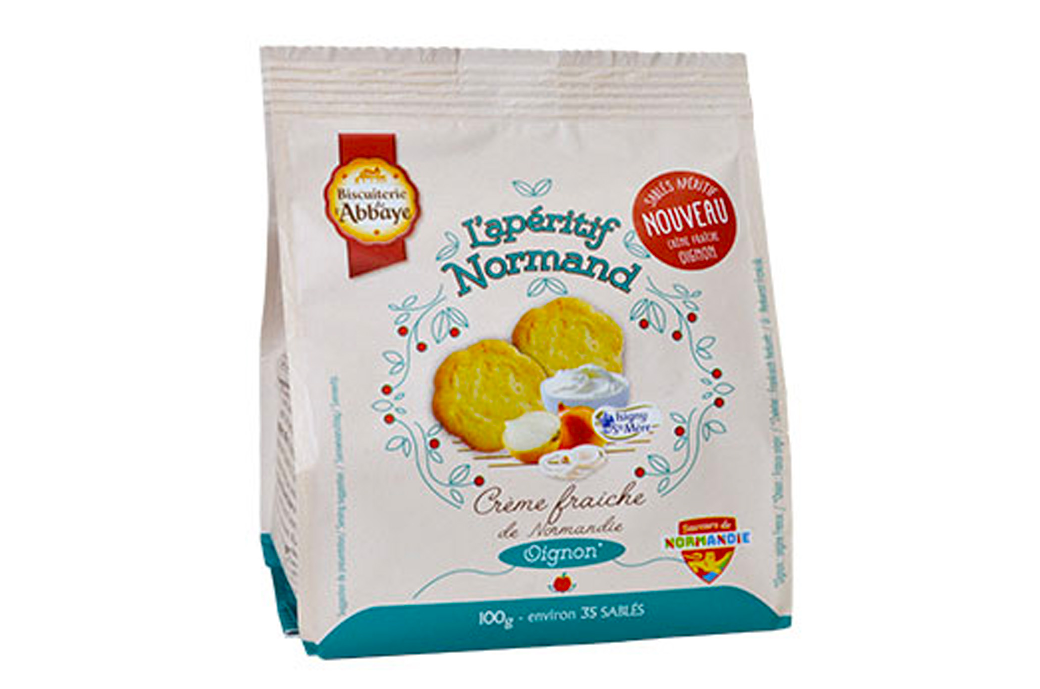 L’Apéritif Normand Crème Oignon 100g– Biscuiterie de l’Abbaye