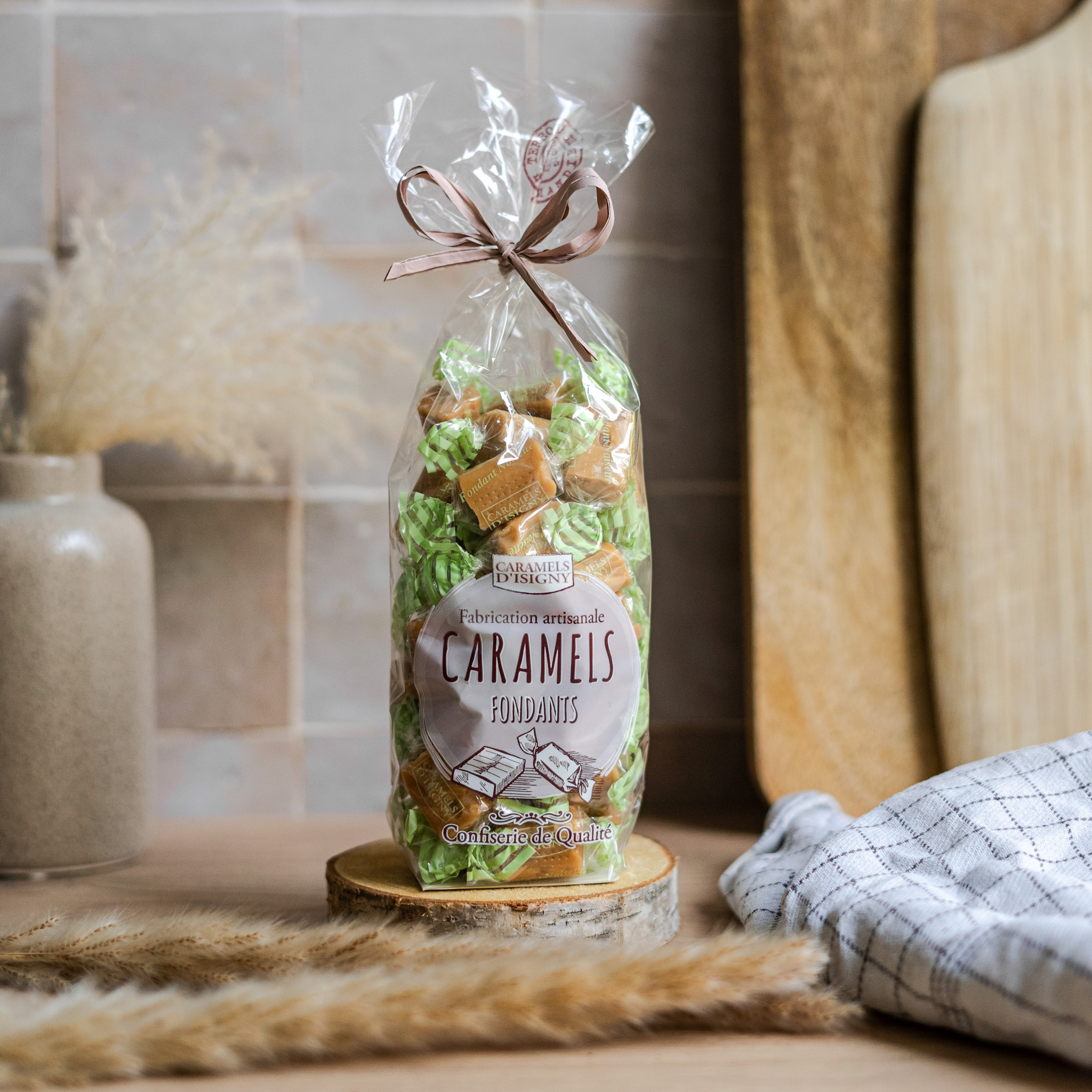 Sachet caramels fondants noisette 150g
