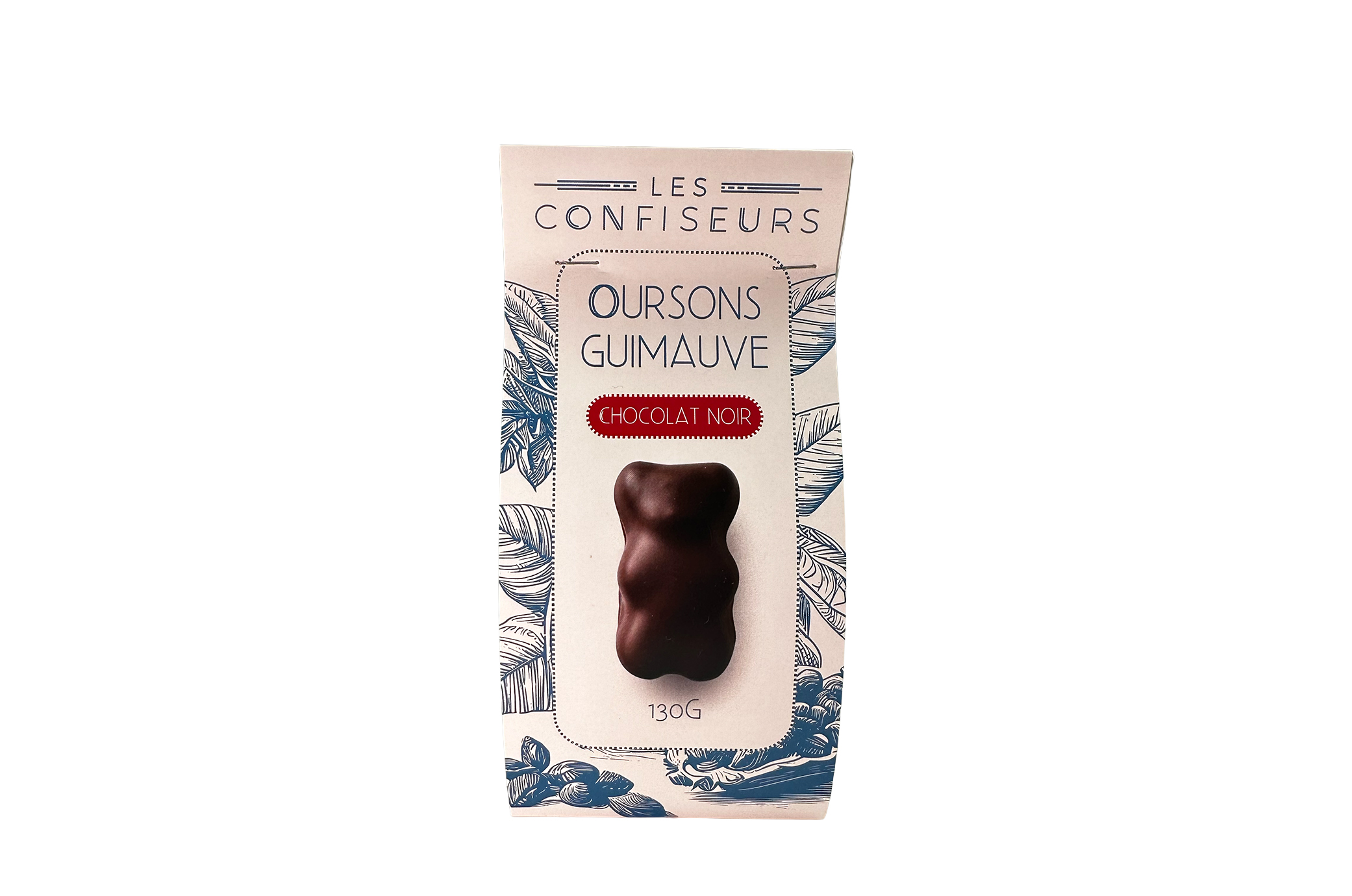 SACHET GUIMAUVE OURSONS 130g Chocolat noir