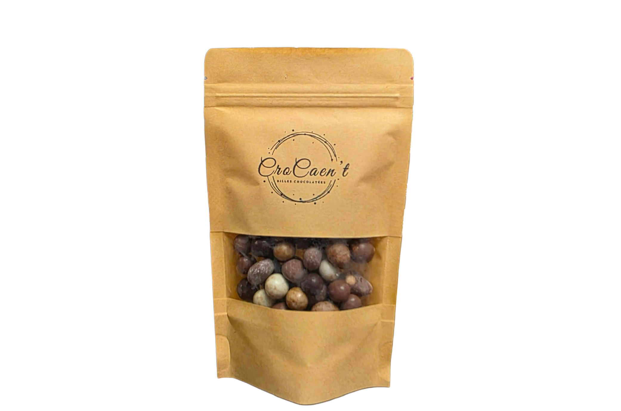 Sachet kraft Billes Chocolatées 100g - CroCaen't