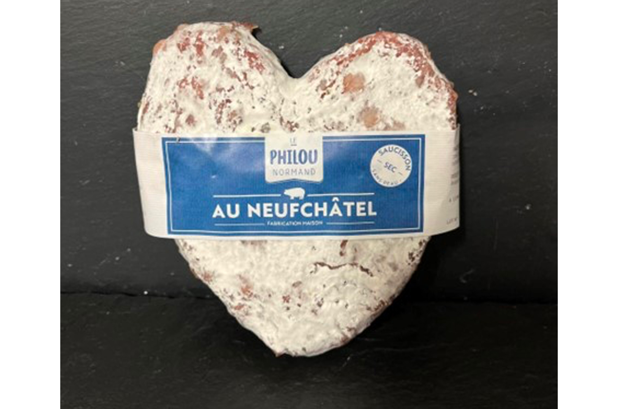 🧀🥓 Saucisson Sec au Neufchâtel 220g – Le Philou Normand