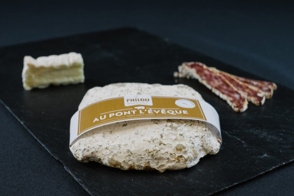 🧀🥓 Saucisson Sec au Pont-l’Évêque 220g – Le Philou Normand