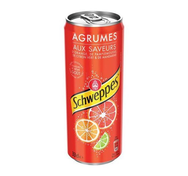 Soda aux Agrumes SCHWEPPES 33cl