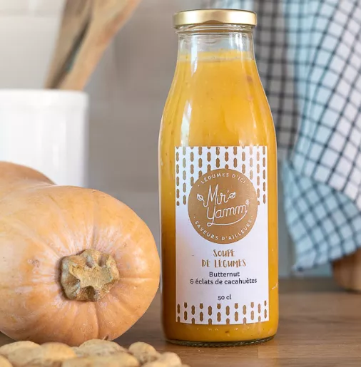 Soupe Bio Butternut Eclats de cacahuètes 50cl