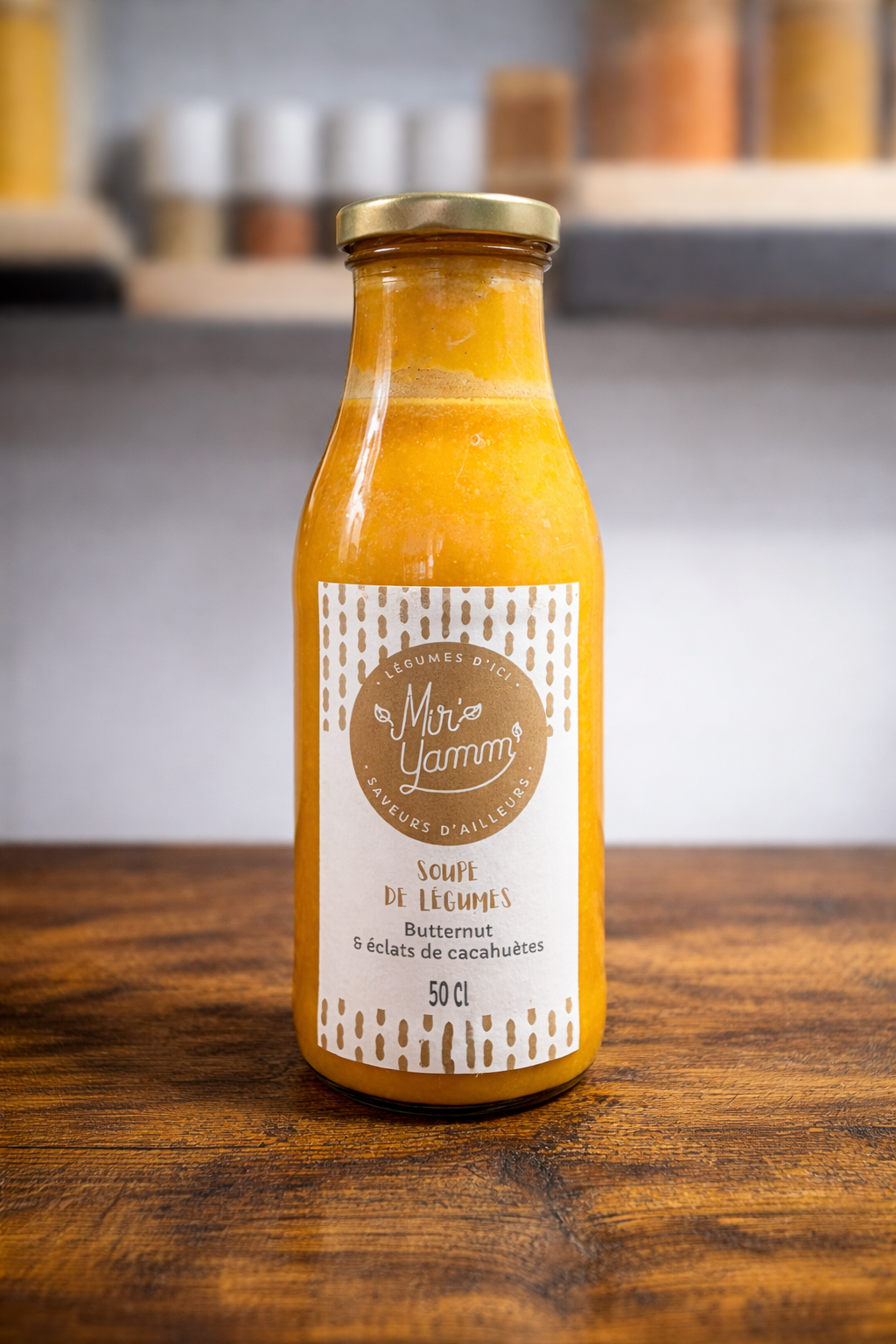 Soupe Bio Butternut Eclats de cacahuètes 50cl