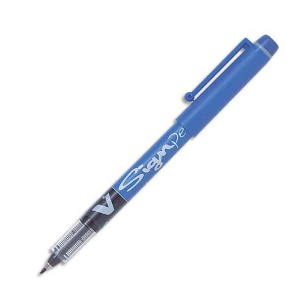 🖊️ Stylo Feutre Pilot V-Sign Pen – Bleu – Pointe 0,6 mm