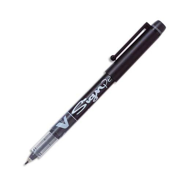 🖊️ Stylo Feutre Pilot V-Sign Pen – Noir – Pointe 0,6 mm
