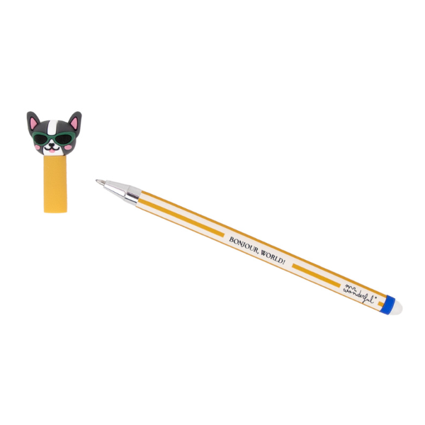 Stylo effaçable BoBo French bulldog Mr Wonderful