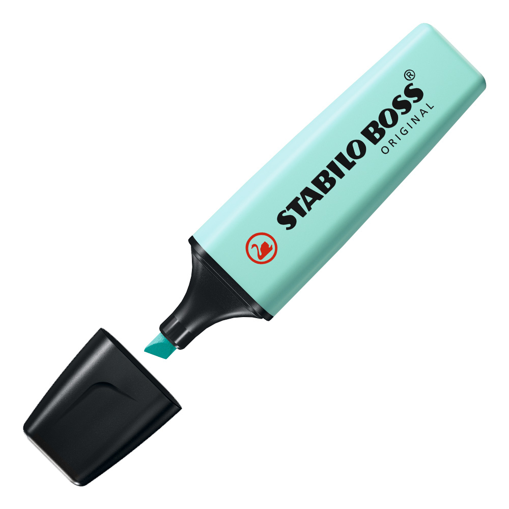 Surligneurs STABILO BOSS ORIGINAL Pastel - touche de turquoise