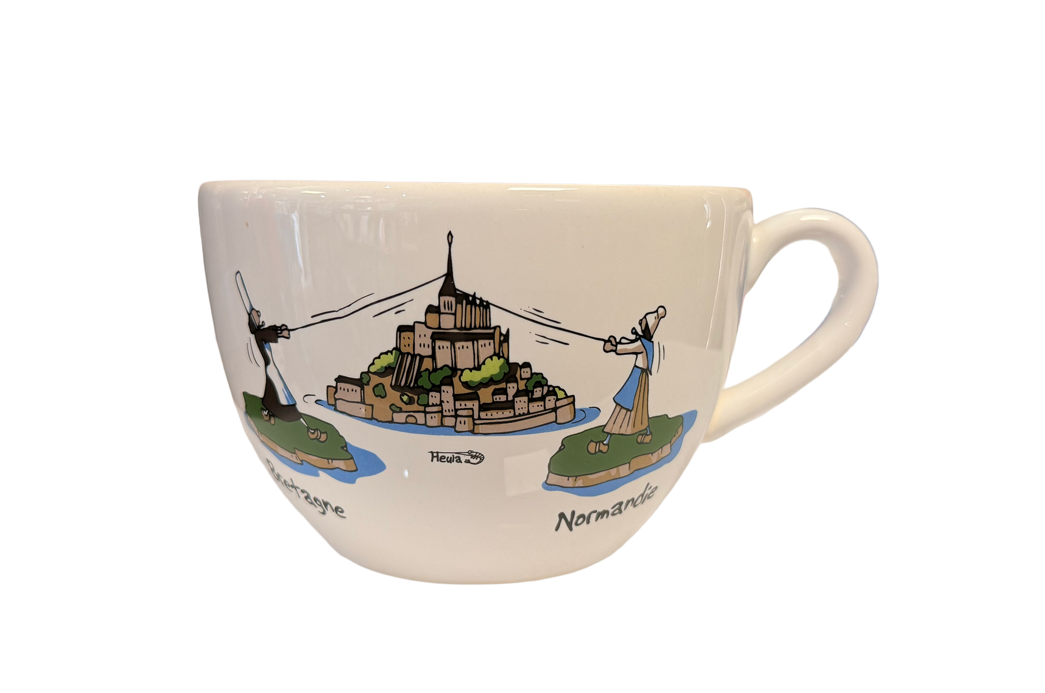 Tasse Jumbo HEULA - Bretagne Vs Normandie
