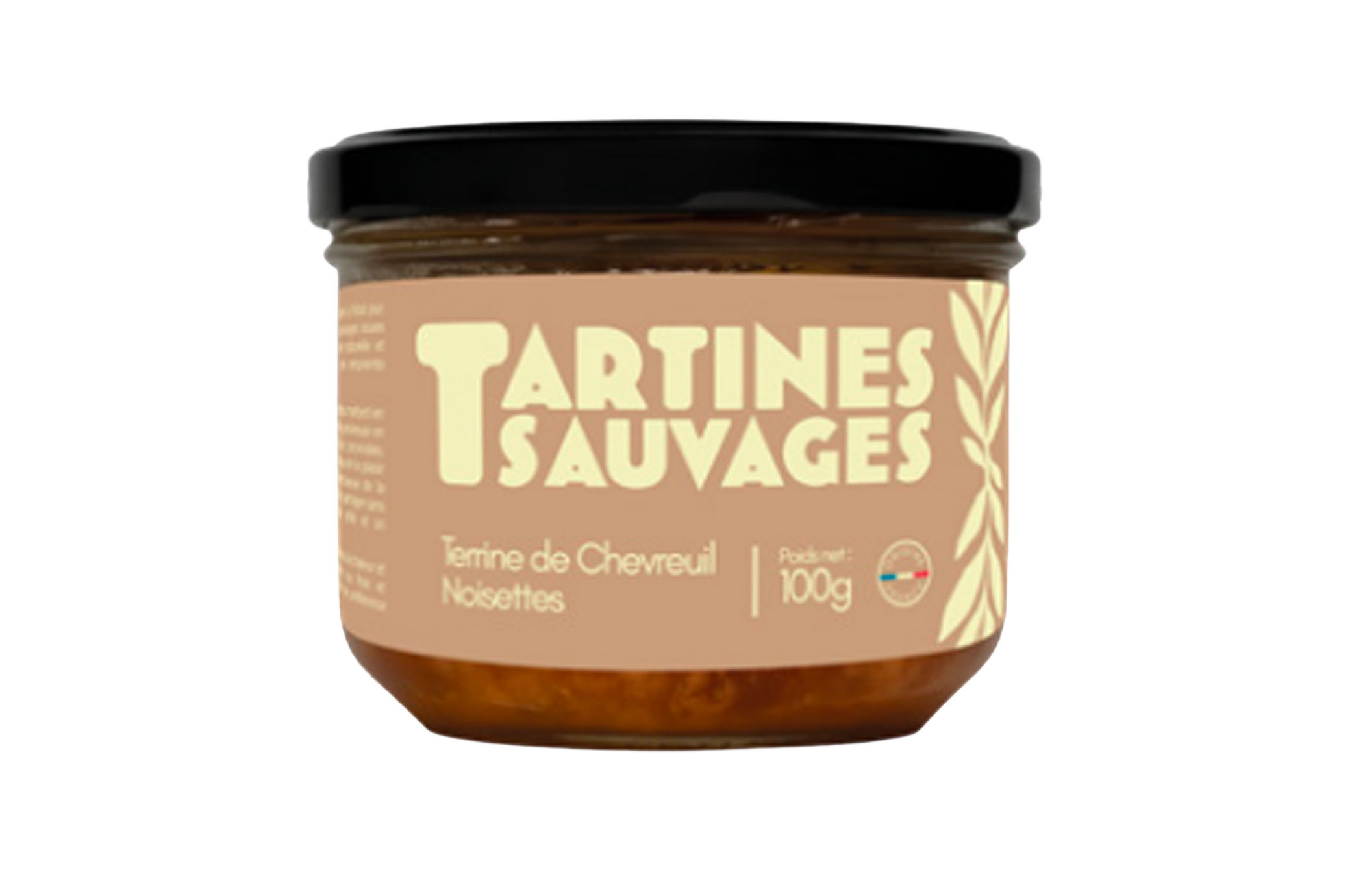 TERRINE DE CHEVREUIL NOISETTES 100g