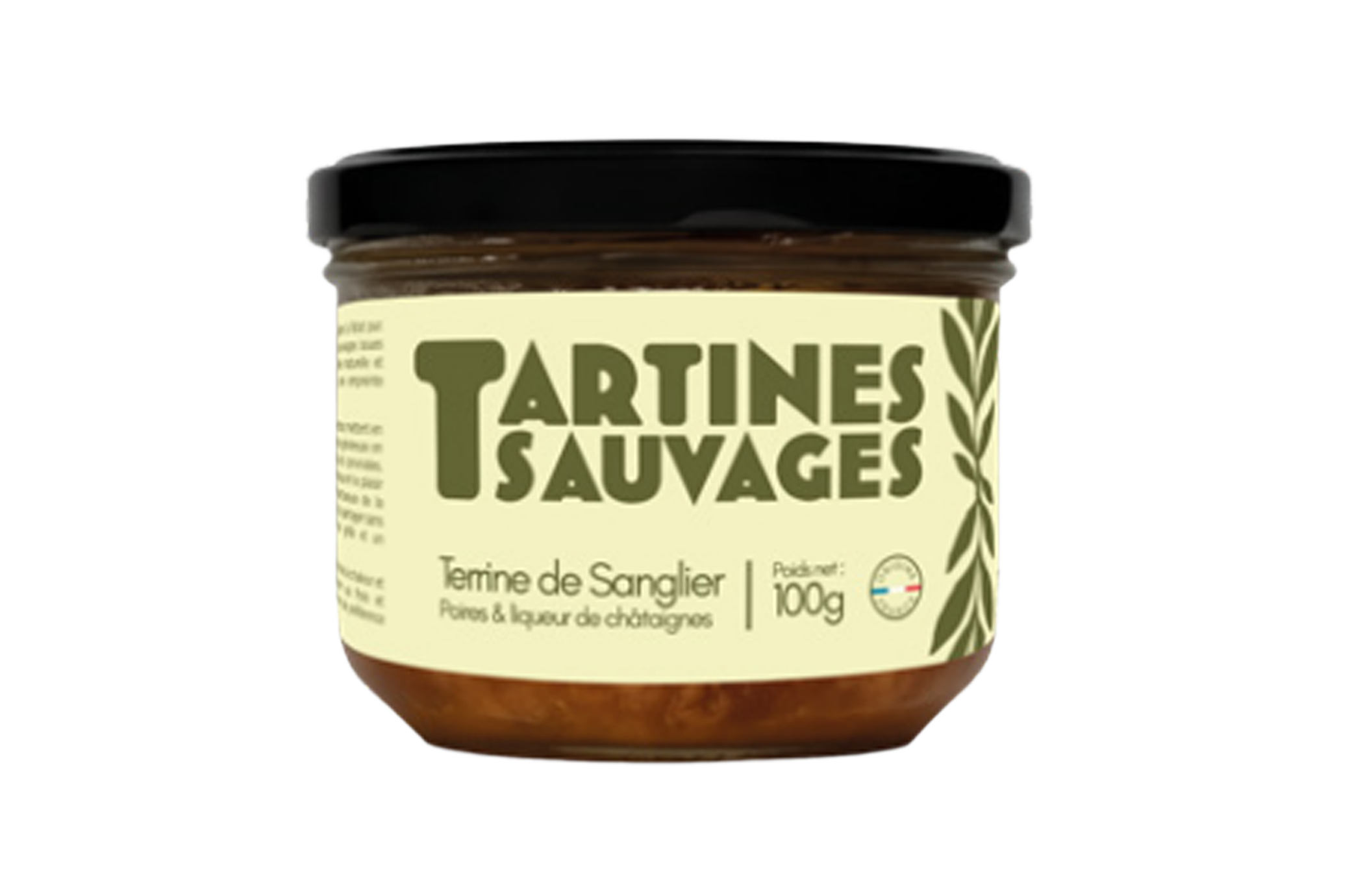 TERRINE DE SANGLIER POIRES ET LIQUEUR DE CHÂTAIGNES 100g