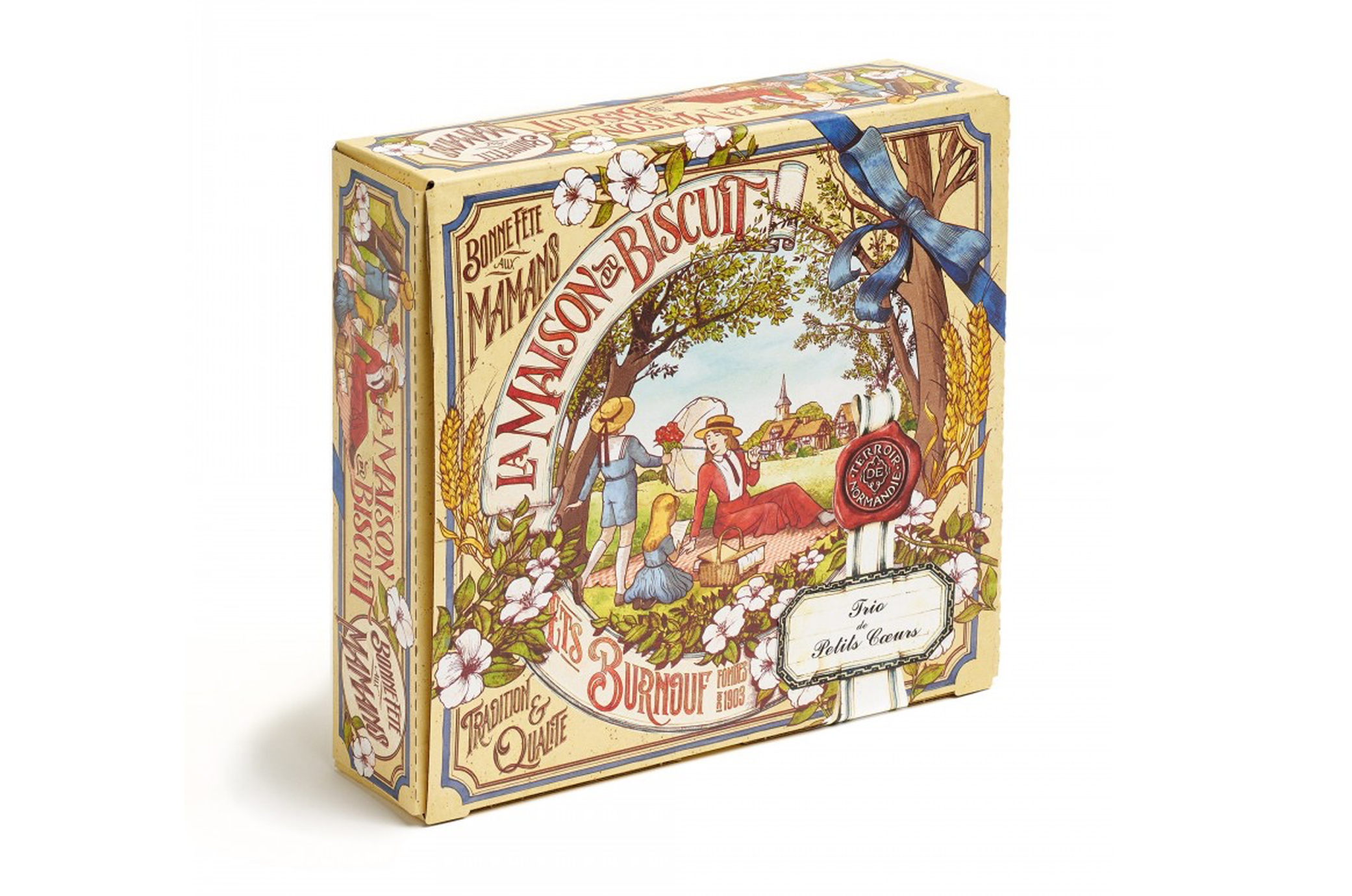Trio de petits cœurs "Fête des mères" - La Maison du Biscuit