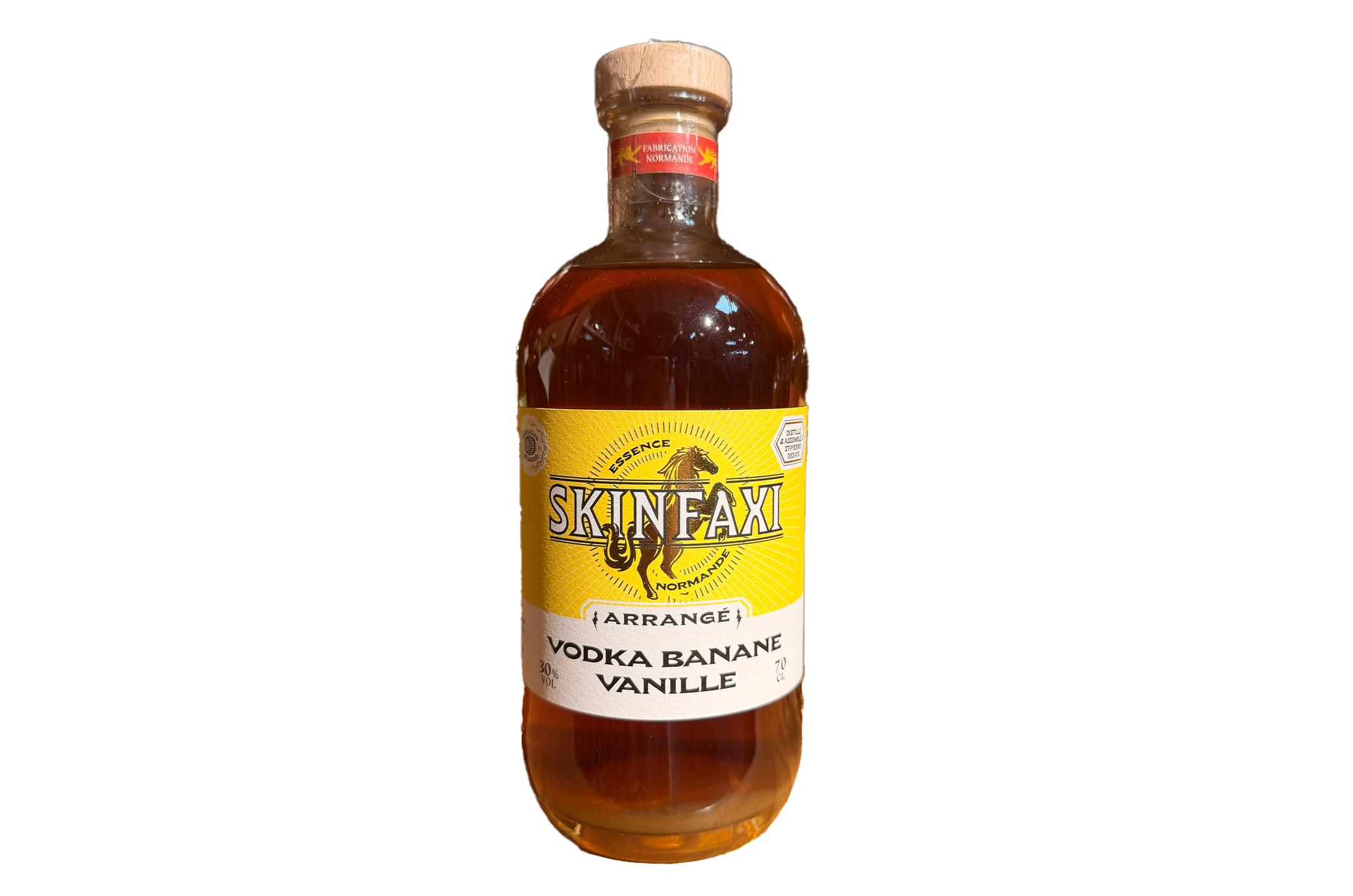 Vodka Arrangée Banane Vanille 70cl - Skinfaxi