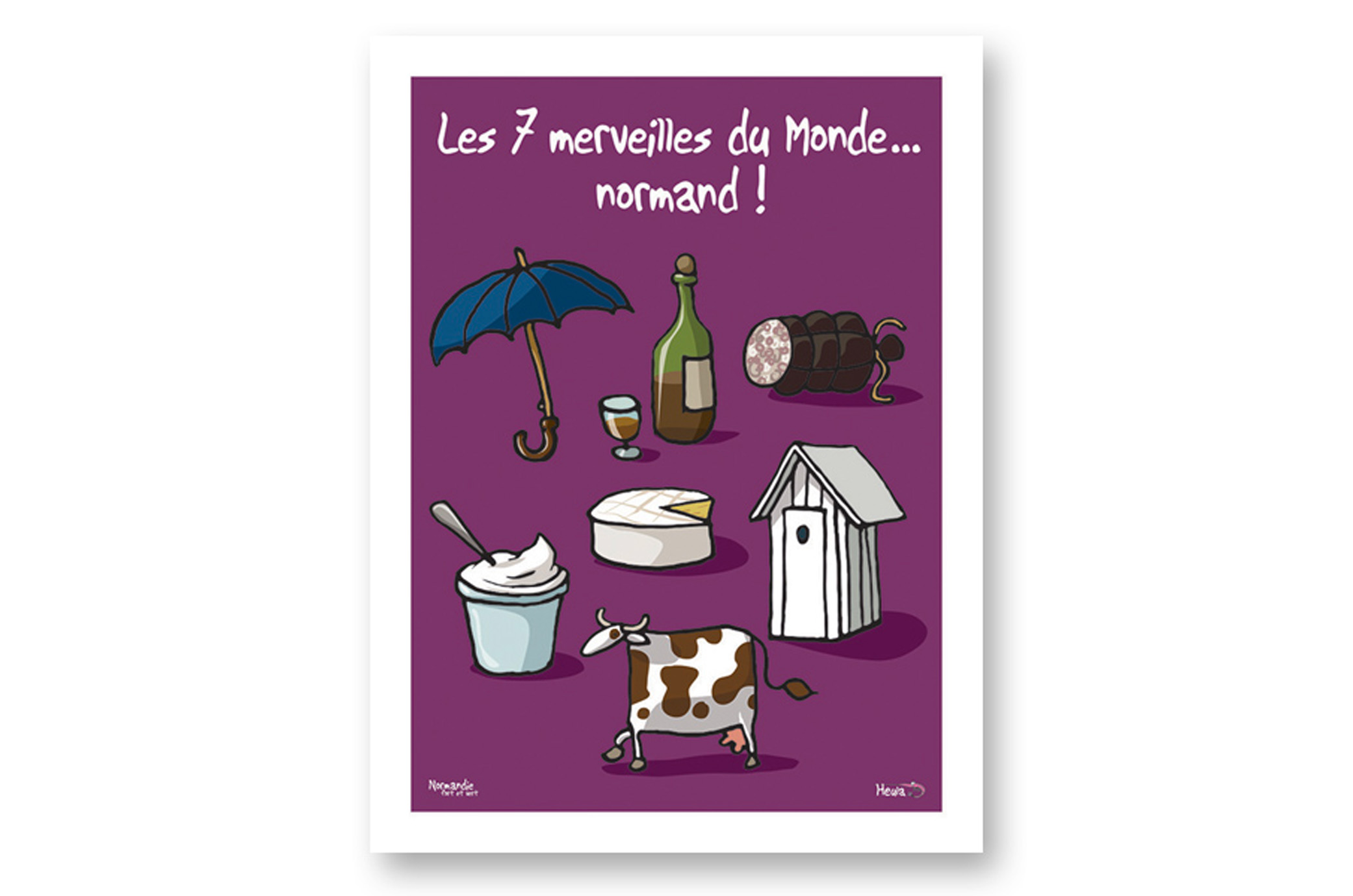 Affiche "7 merveilles"