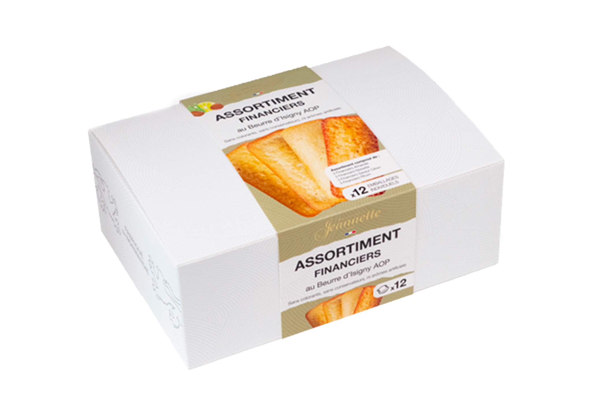 Assortiment Financiers | Boîte Blanche 300g