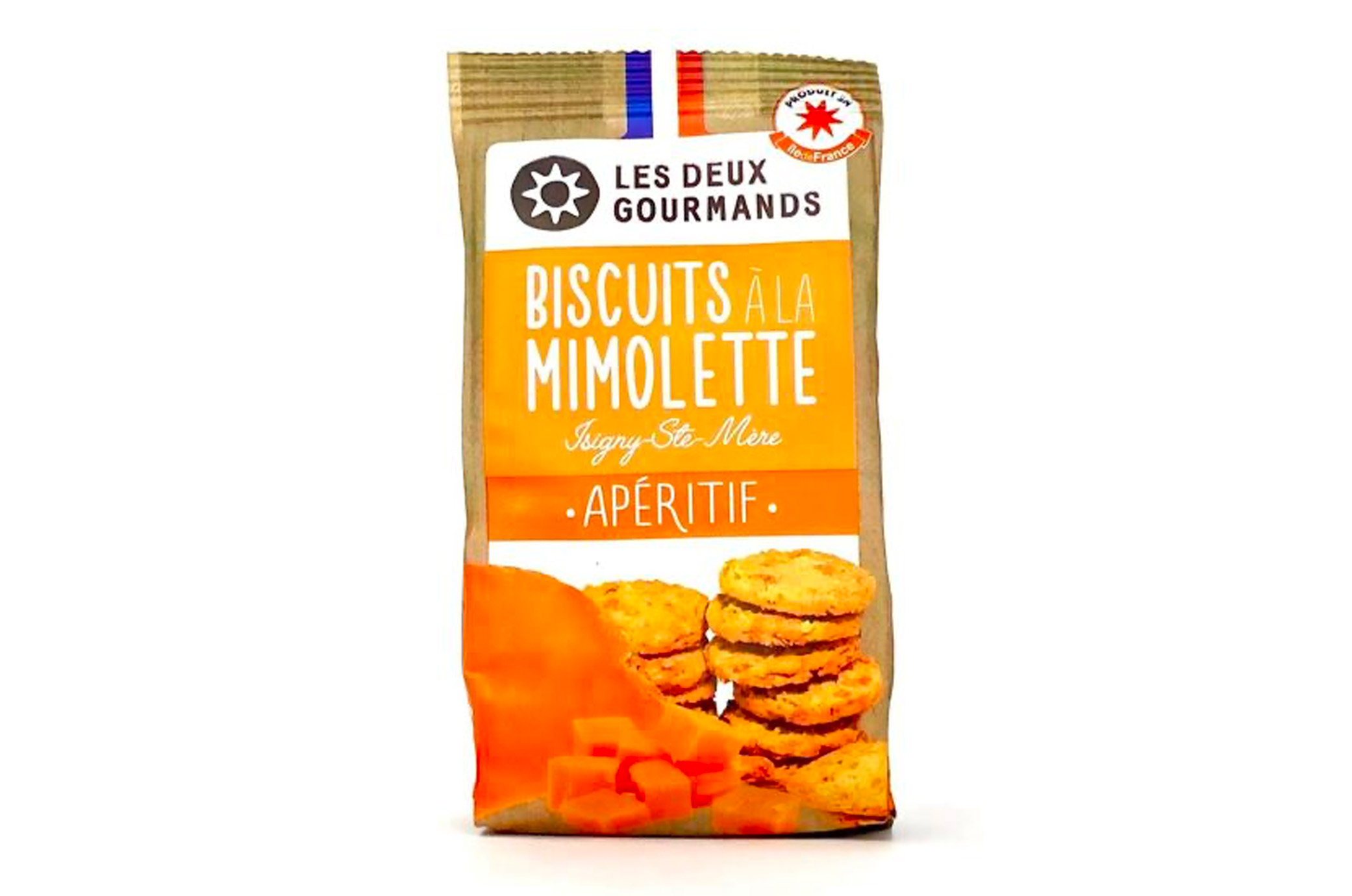 Biscuits à la mimolette 100g