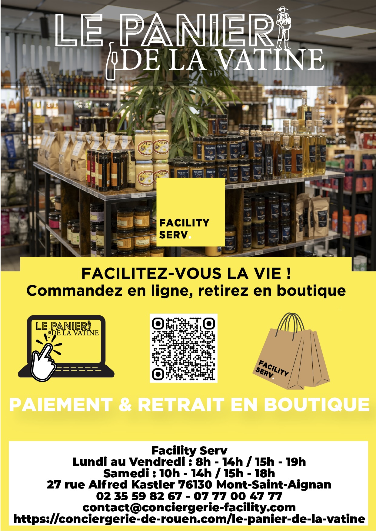 le panier de la vatine flyers A6-VECTO