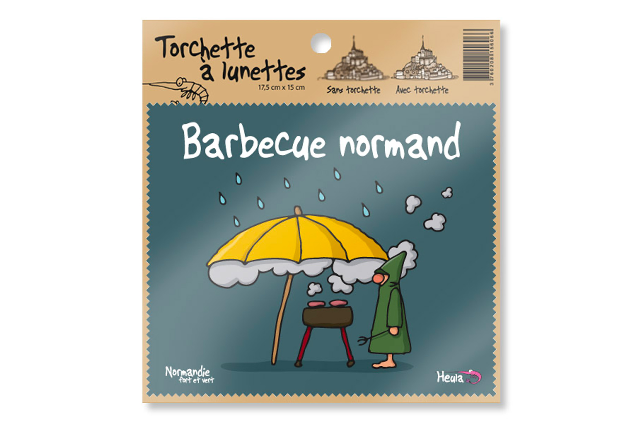 Essuie-lunettes "Barbecue Normand"
