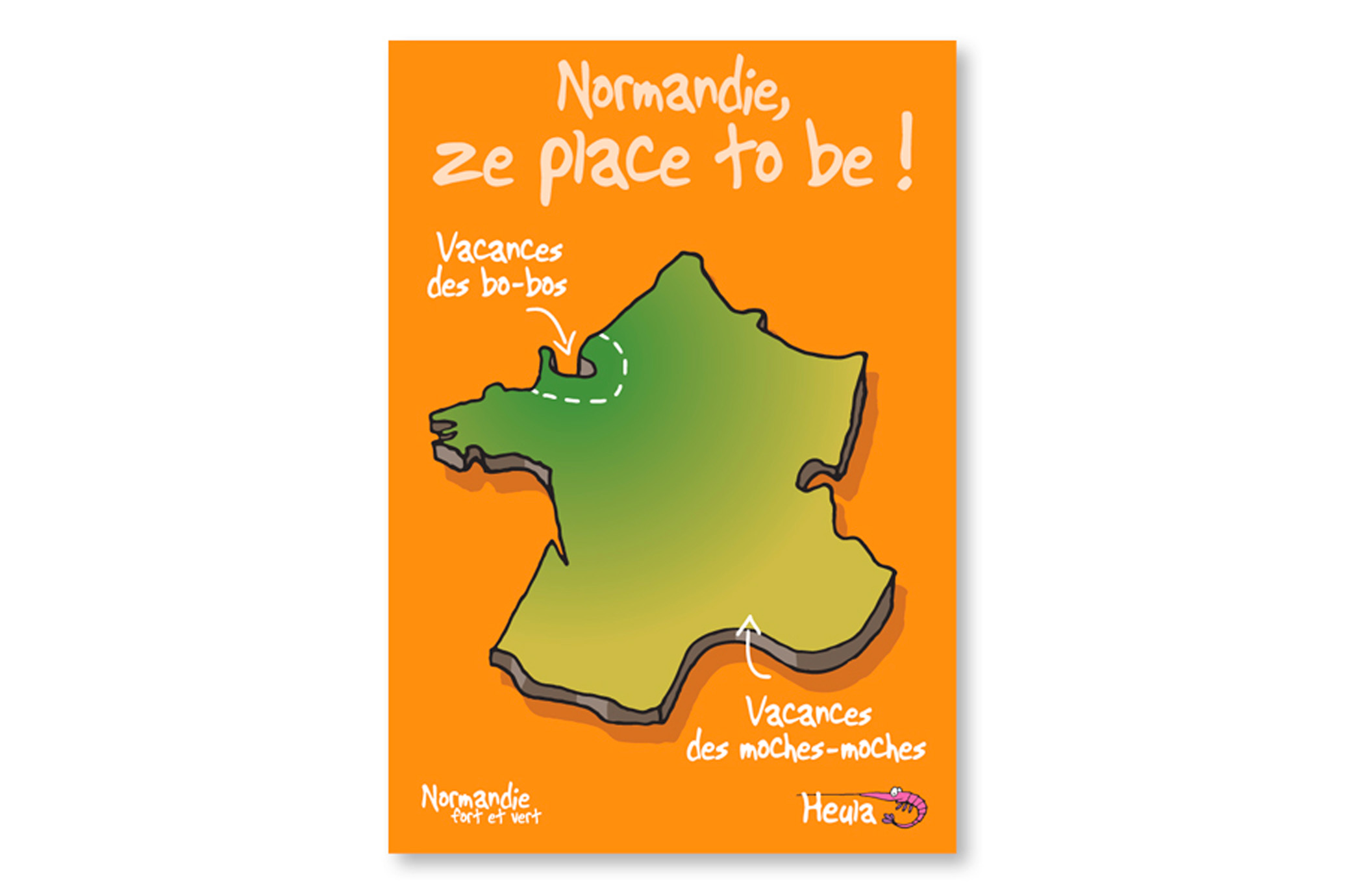 Carte Postale "Ze Place to Be"