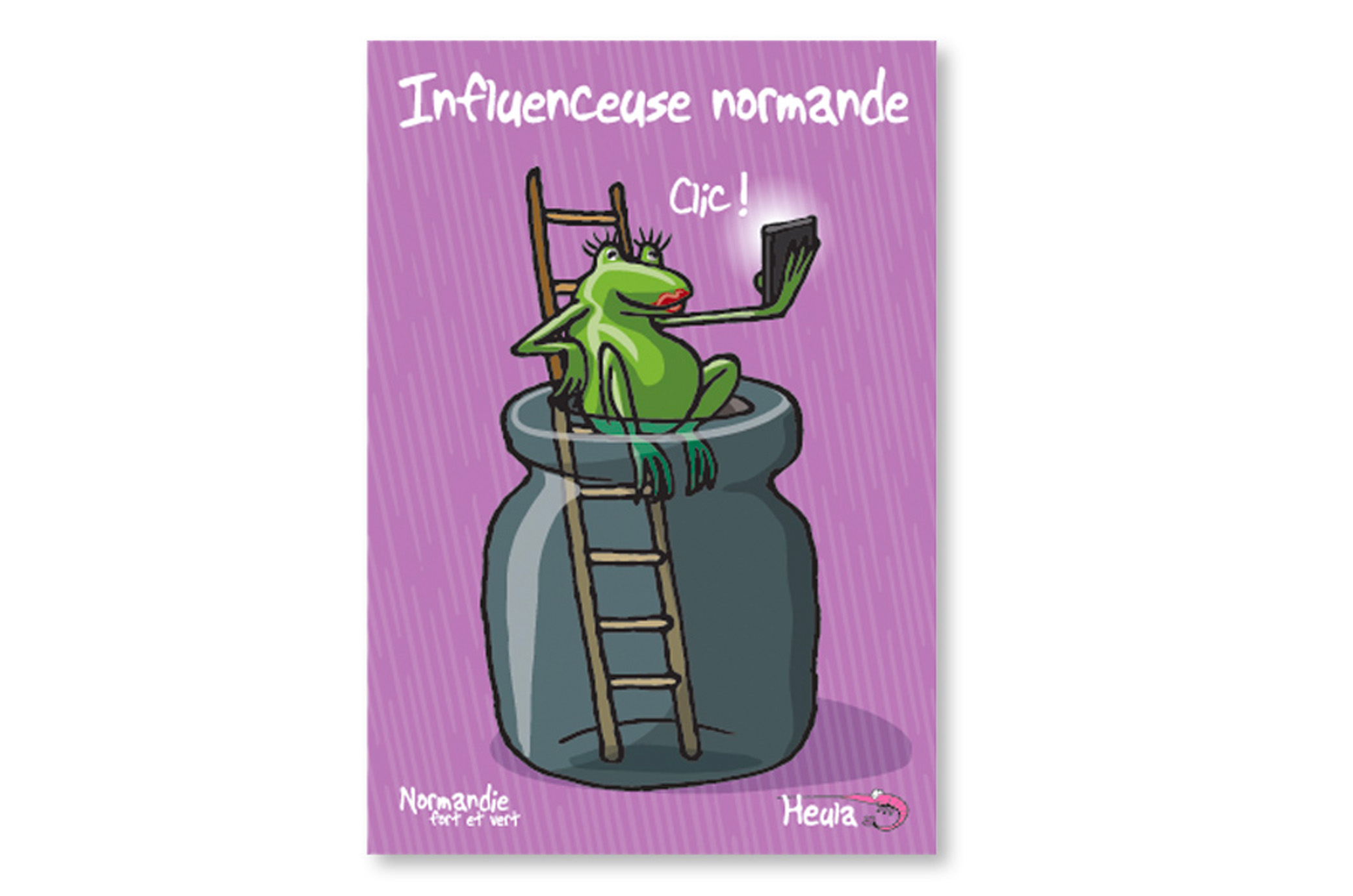 Carte Postale "Influenceuse"