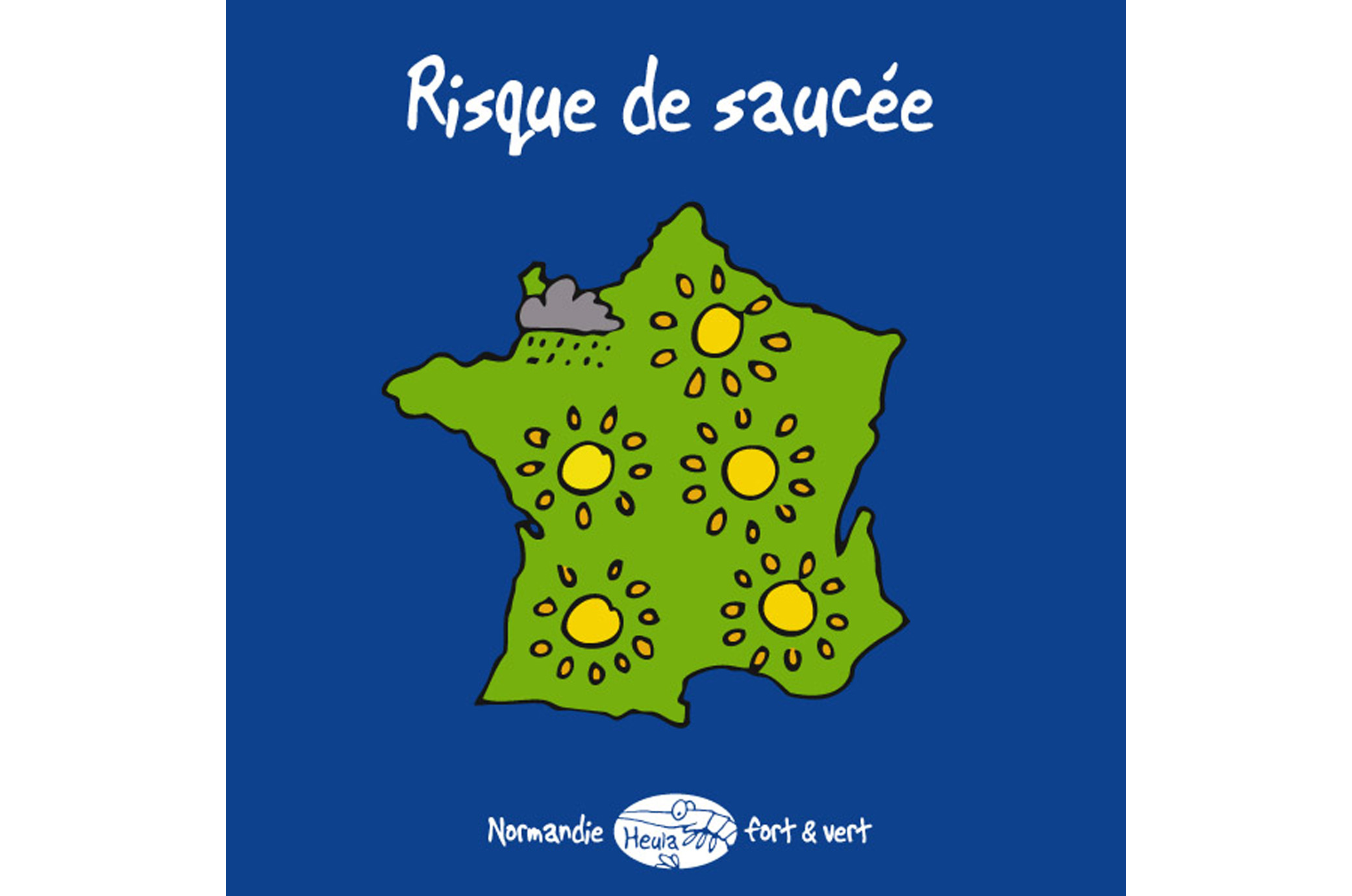 Tablier Heula "RISQUE DE SAUCEE"