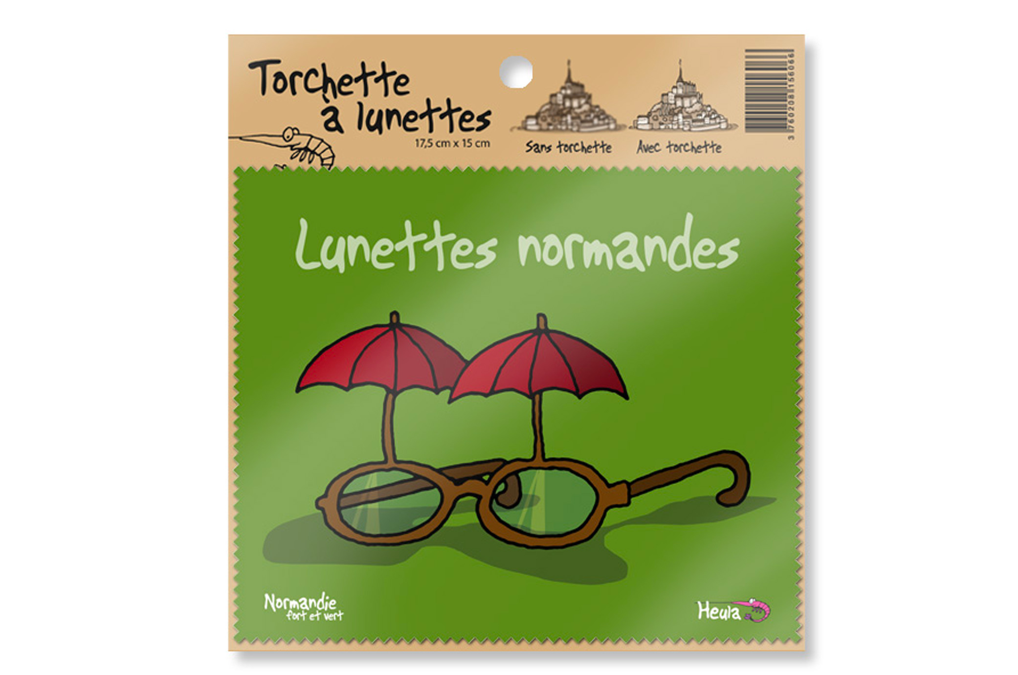Essuie-lunettes "Lunettes normandes"