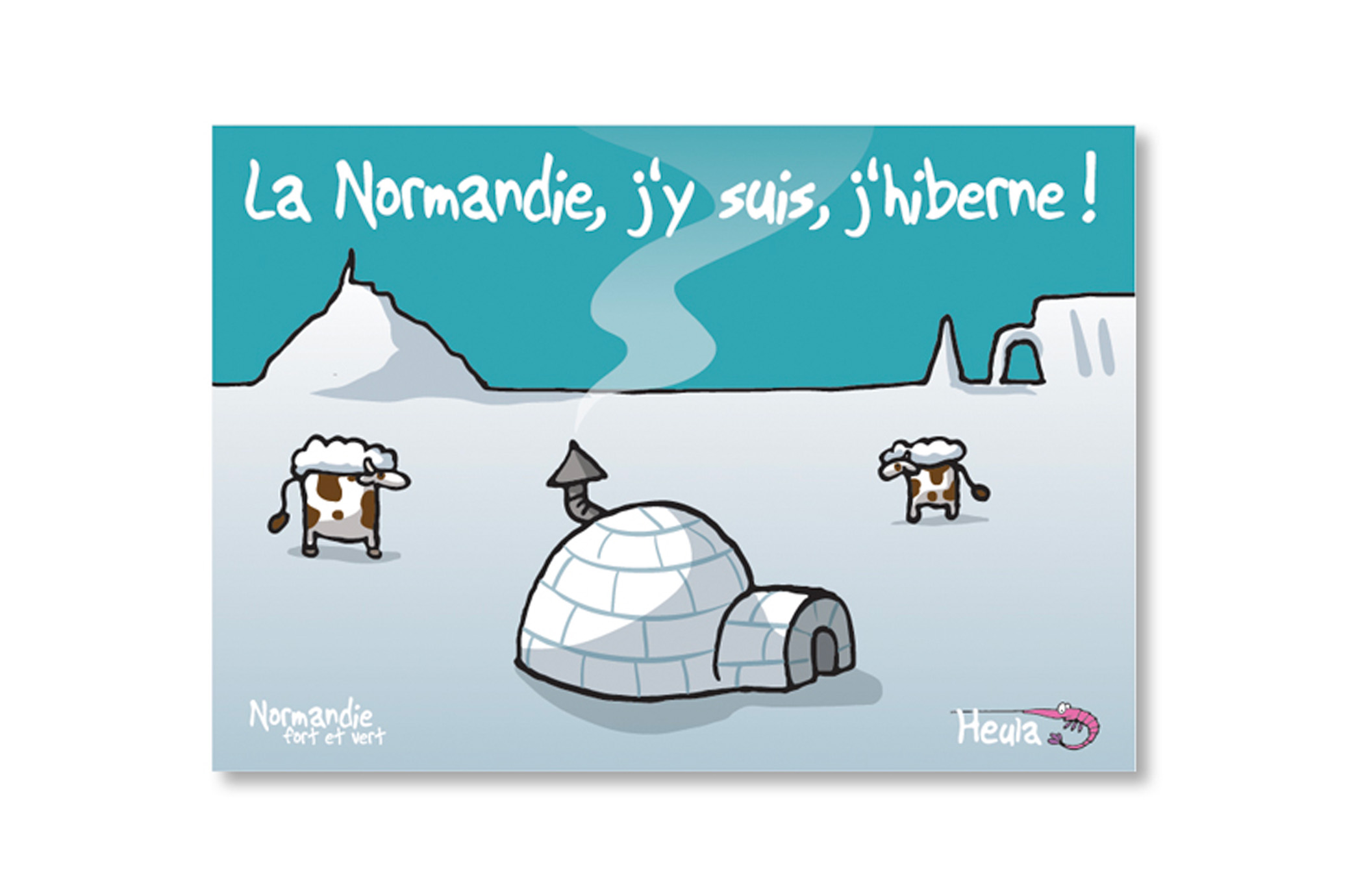 Carte Postale "J'hiberne"