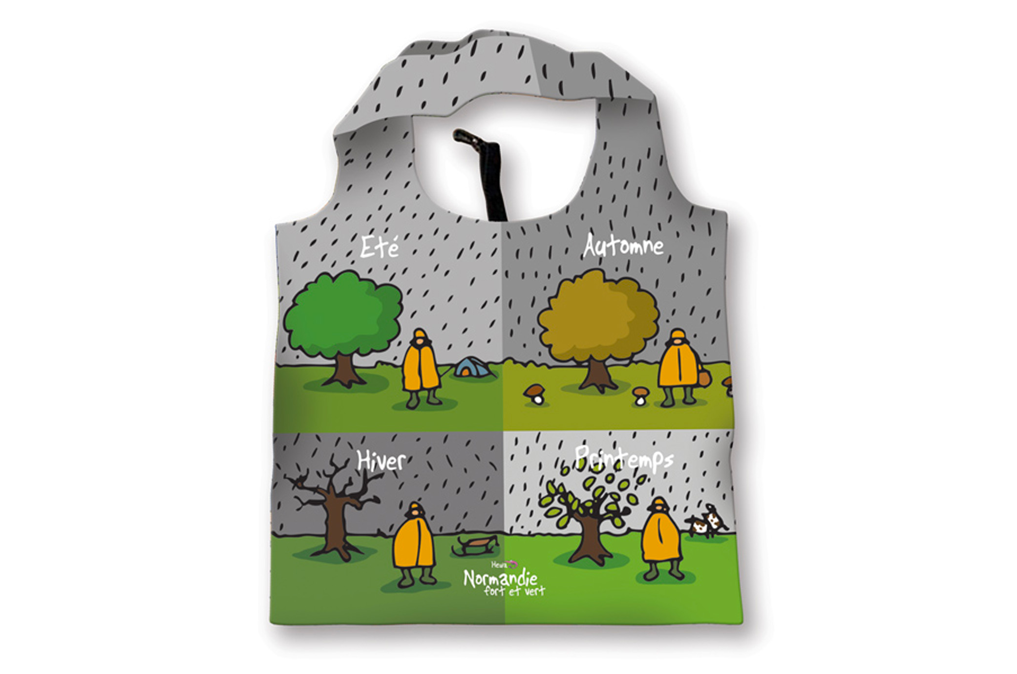 Sac réutilisable et pliable Heula "4 saisons"