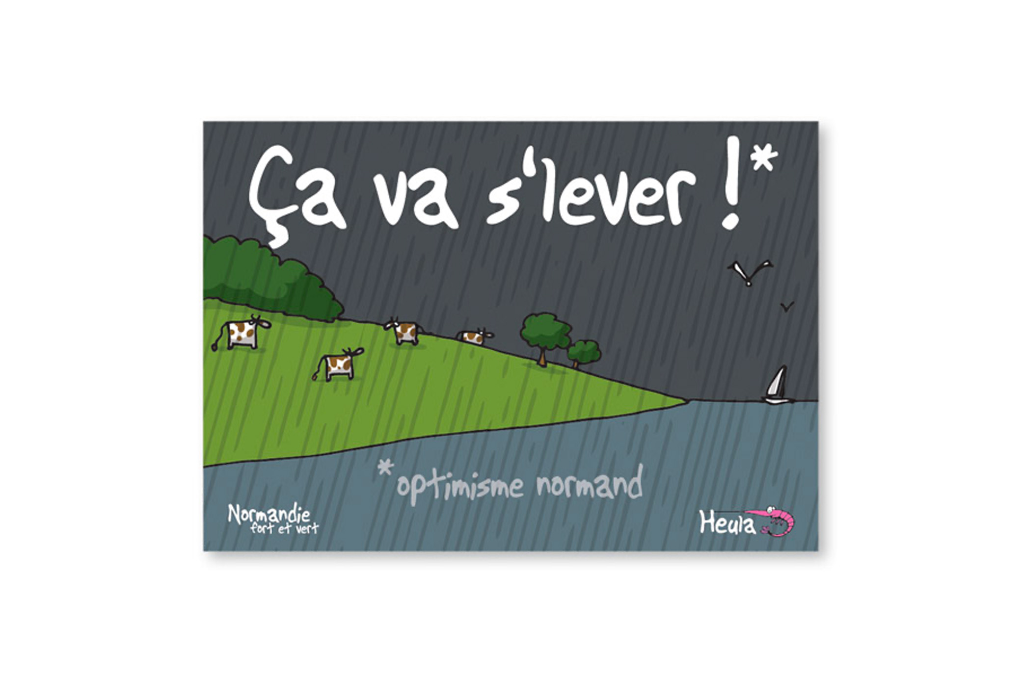 Carte Postale "Ça va s'lever"