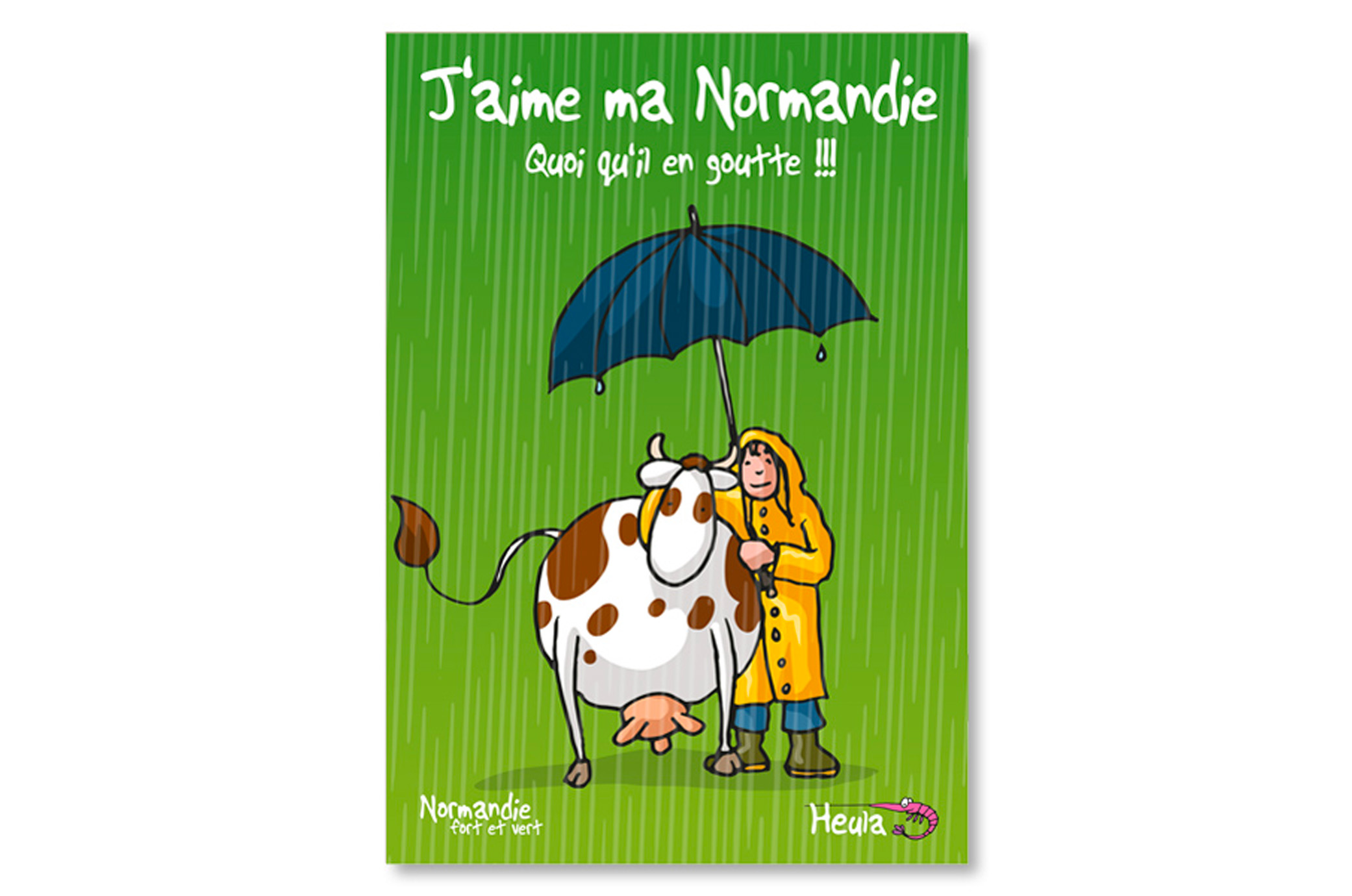 Carte Postale "Quoi qu'il en goutte"