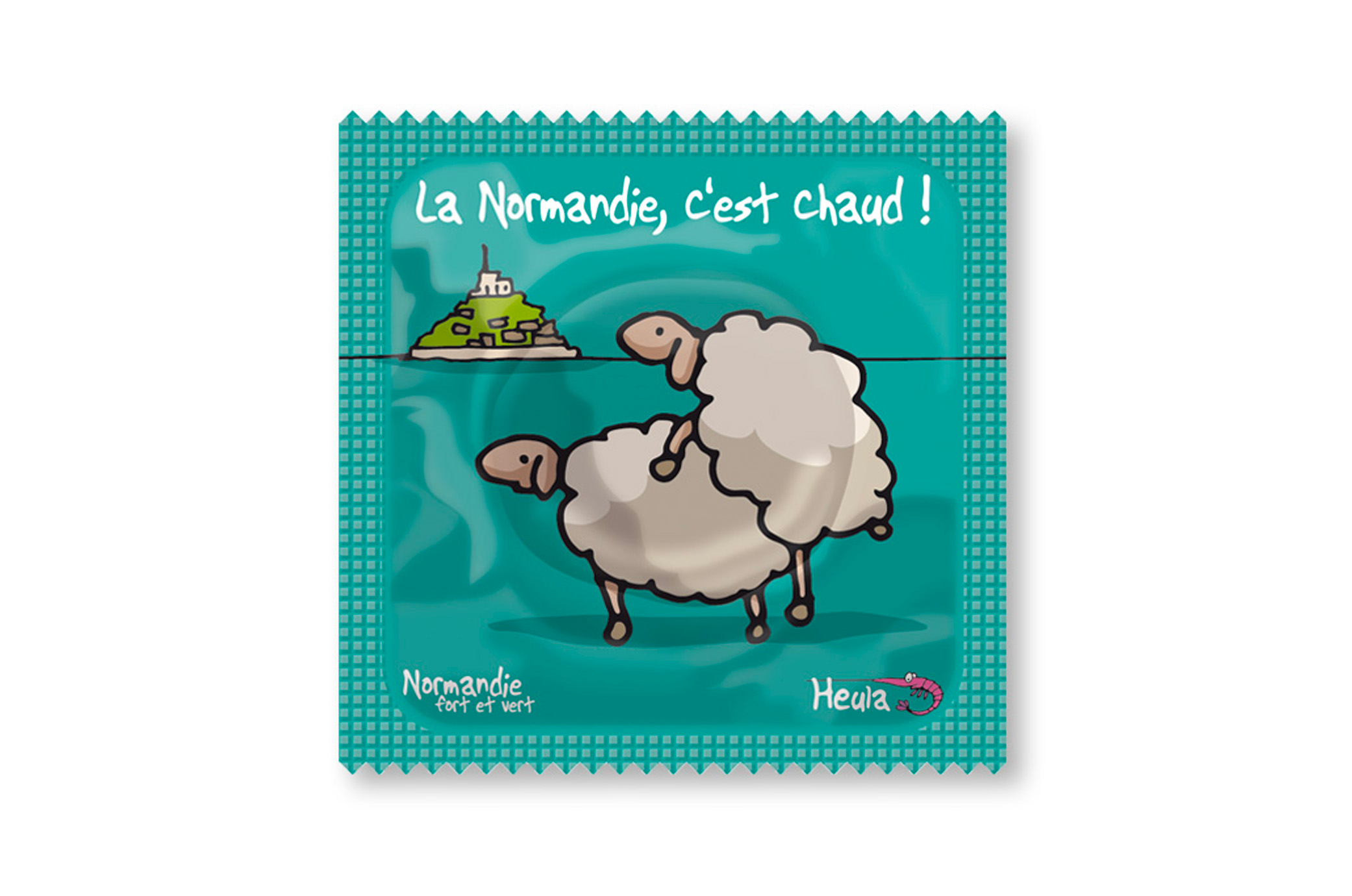 Préservatif "C'est chaud-moutons"