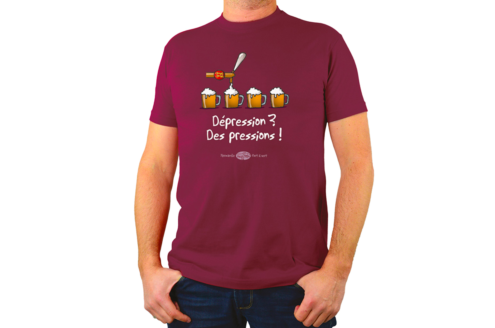 T-shirt homme Heula "Des pressions" - Taille L