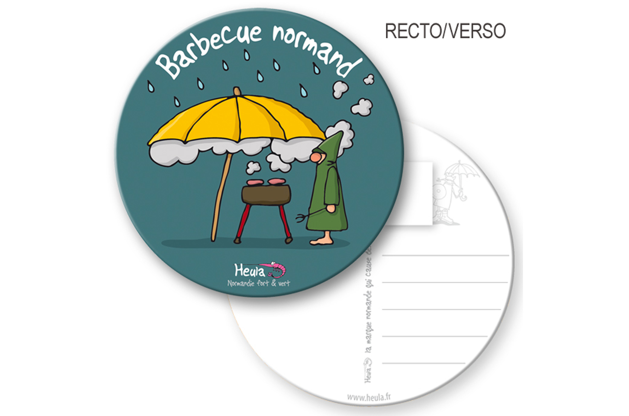 Sous-bock postable "Barbecue"