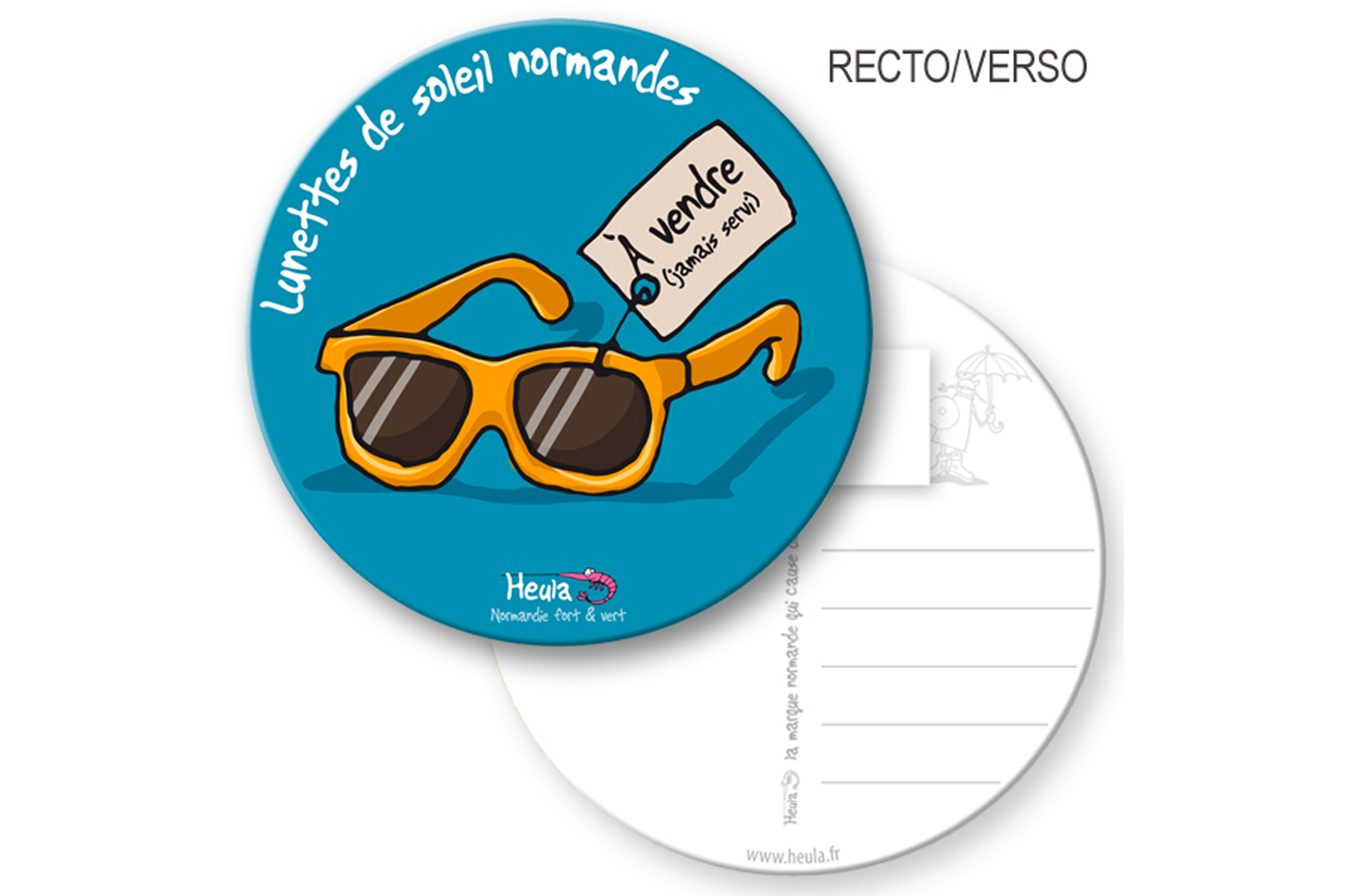 Sous-bock postable "Lunettes de soleil"