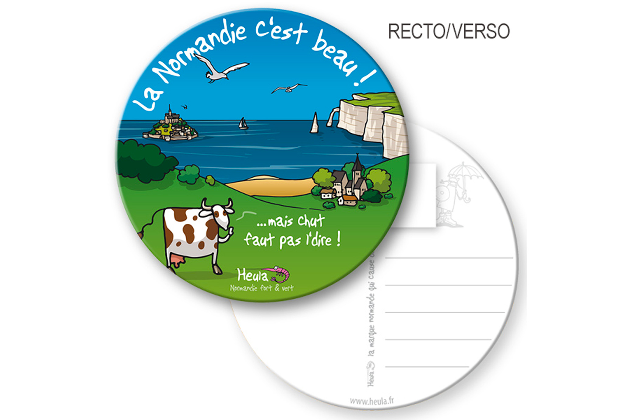 Sous-bock postable "Chut"