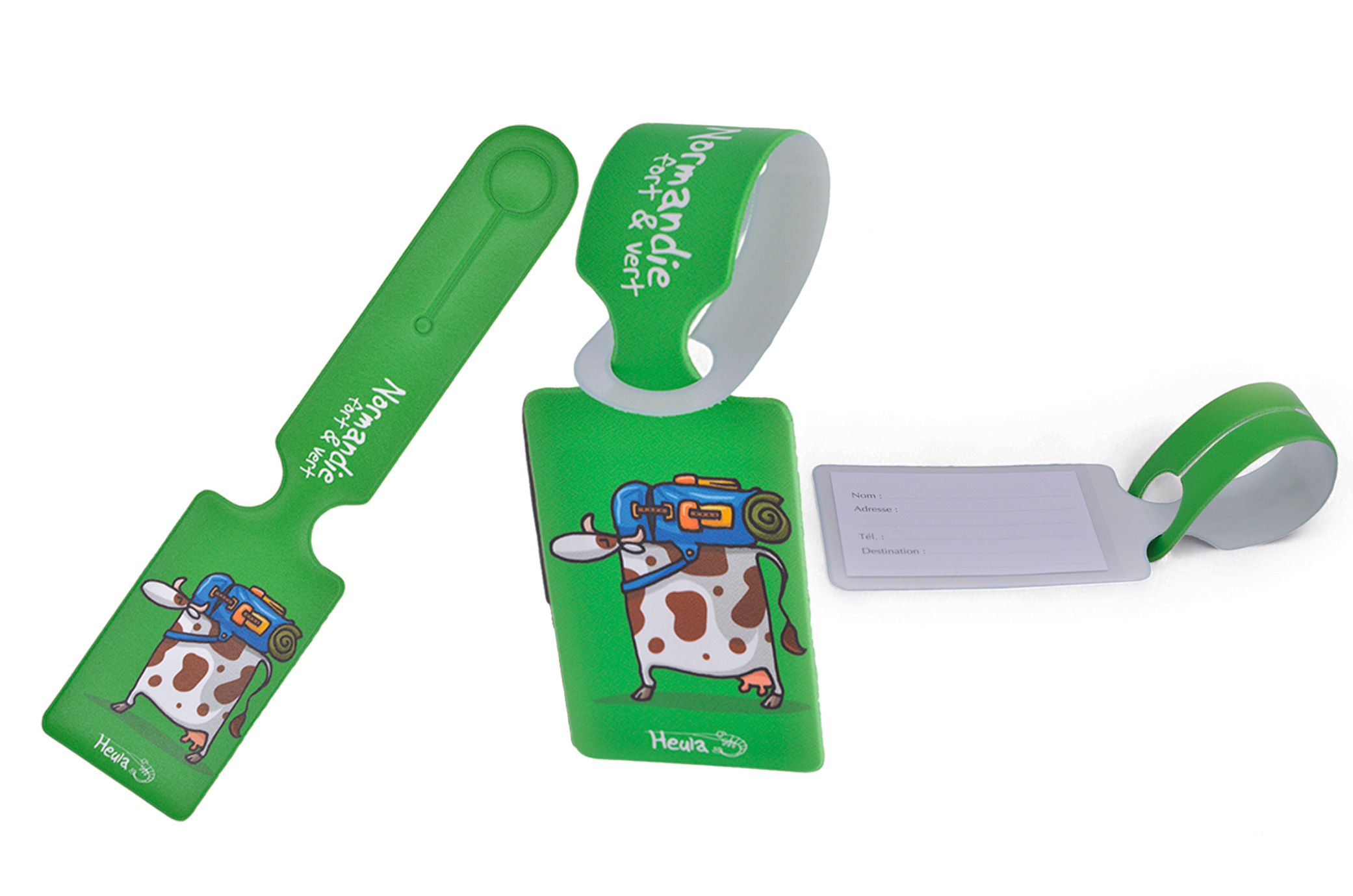 Etiquette bagage Heula "Vache"