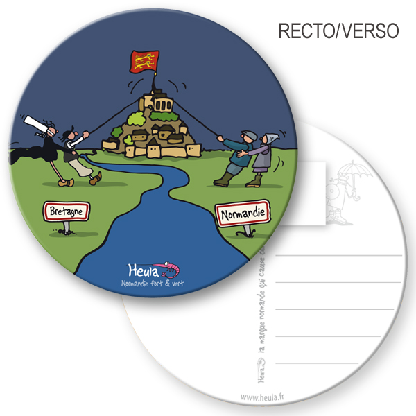 Sous-bock postable "Bret/Ndie"