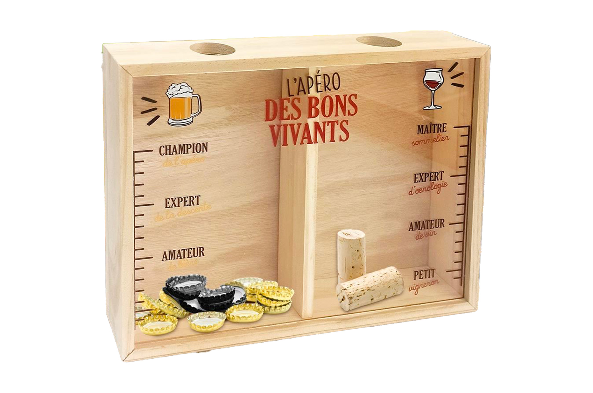 Récupérateur bière/vin jeu
