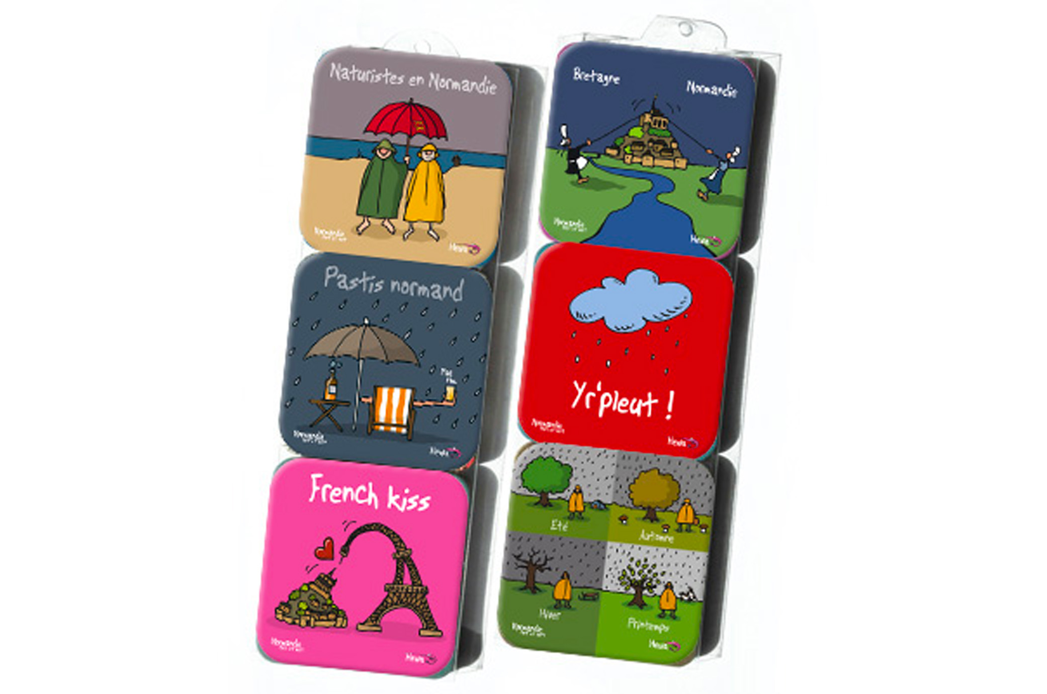 Lot 3 de 6 sous-verres