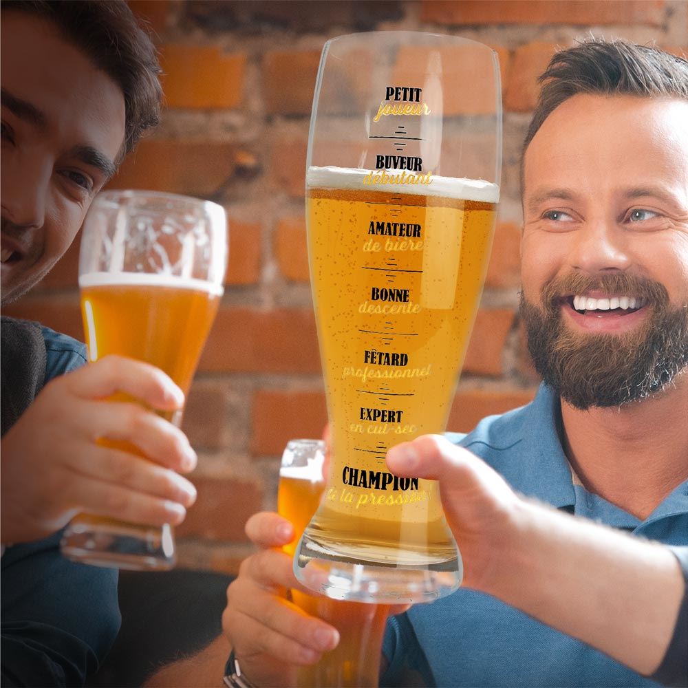 Verre a bière géant champion