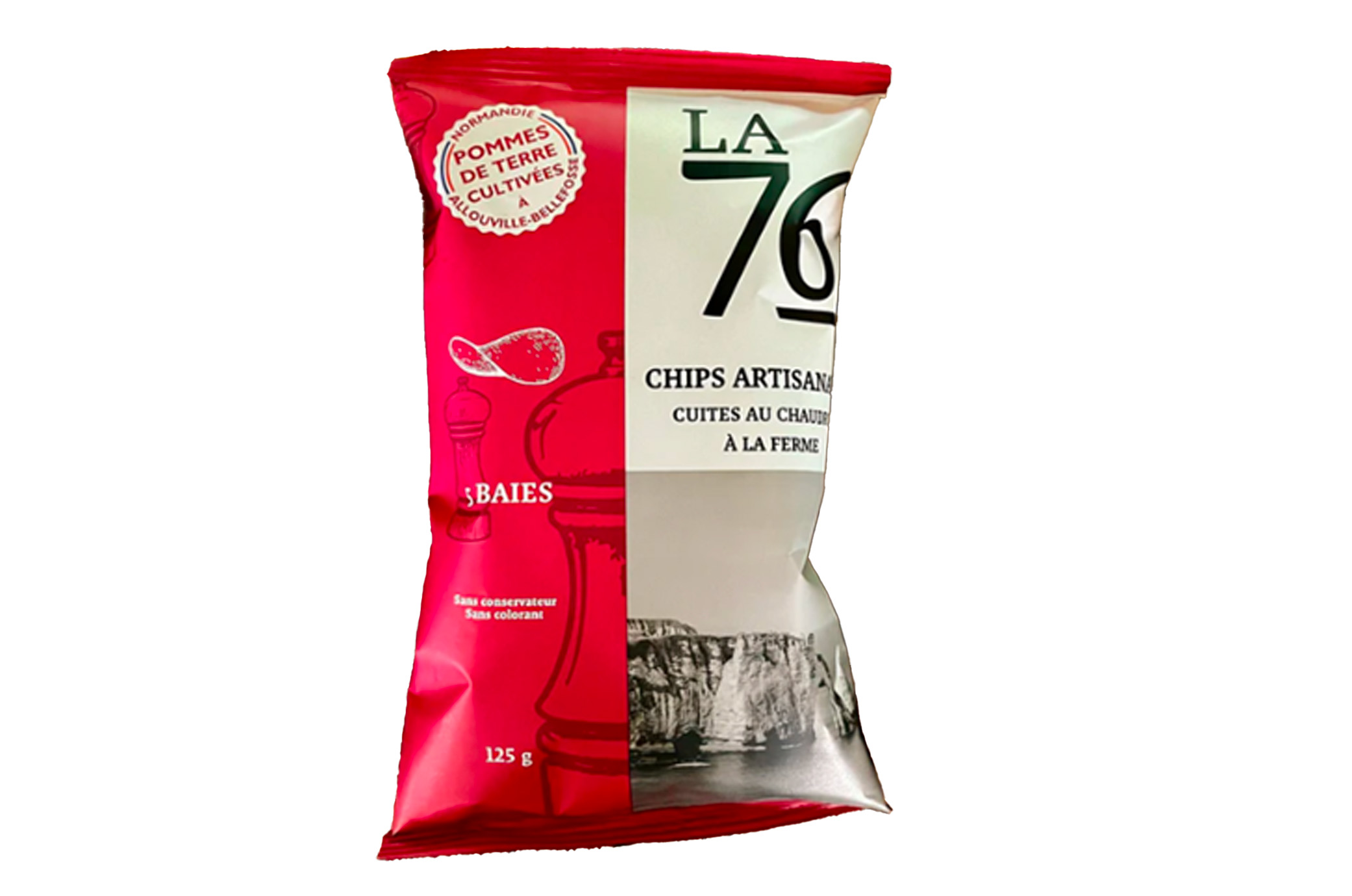 Chips - La 76 125g poivre 5 baies